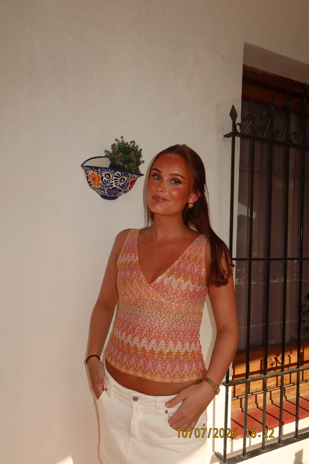 Kamilla top orange